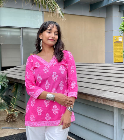 Heather Straight Short Kurti