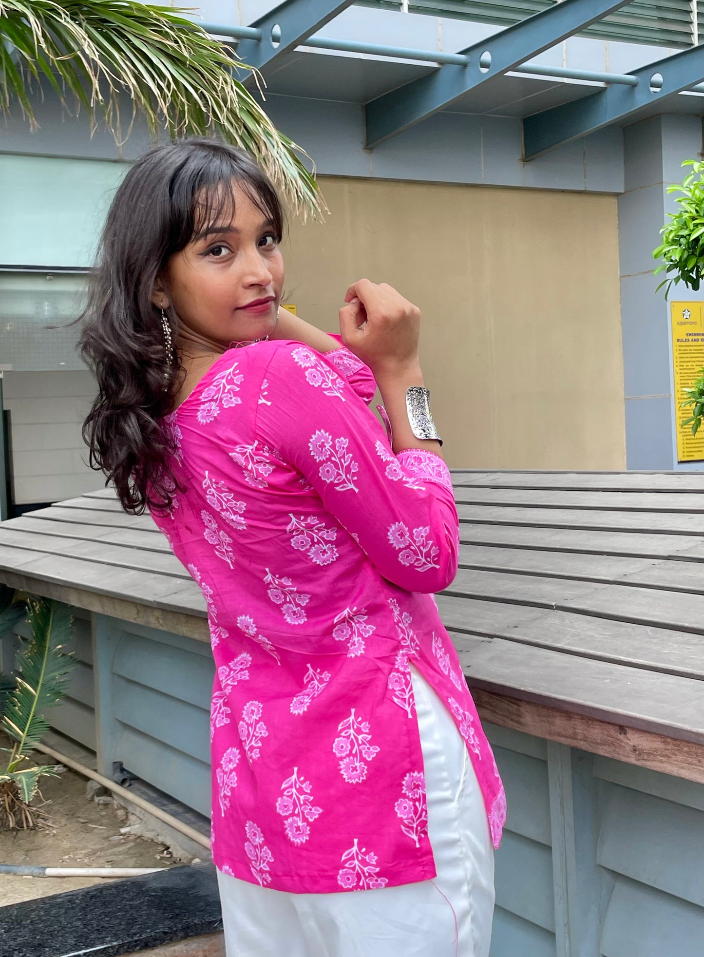 Heather Straight Short Kurti