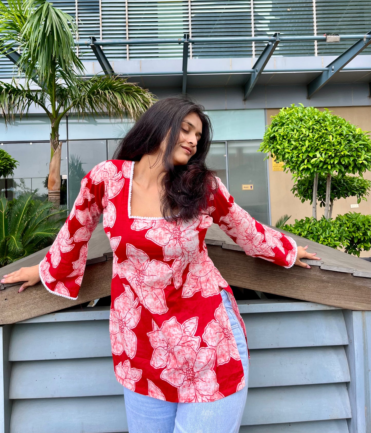 Love Straight Short Kurti