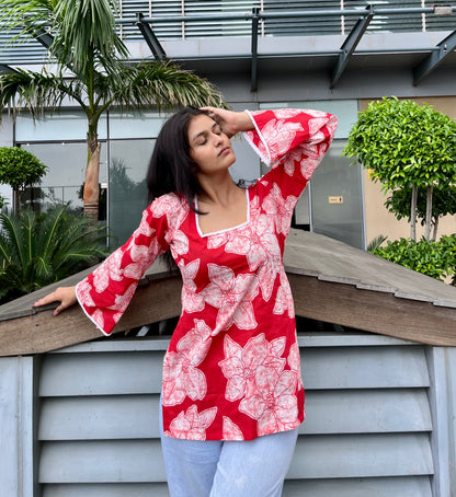 Love Straight Short Kurti