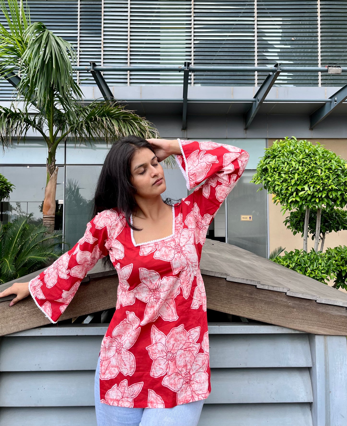 Love Straight Short Kurti