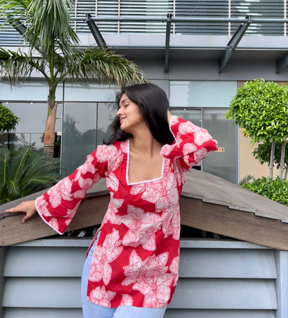 Love Straight Short Kurti