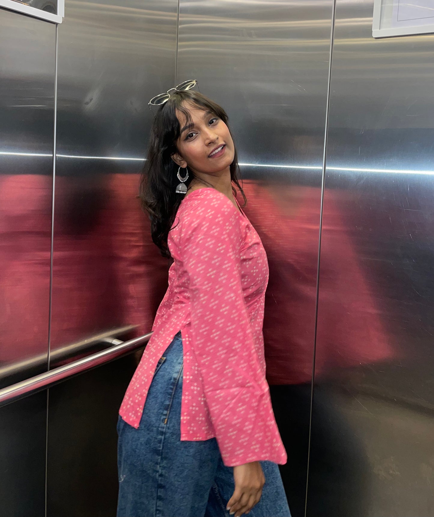 Love Affair Corset Back Straight Short Kurti