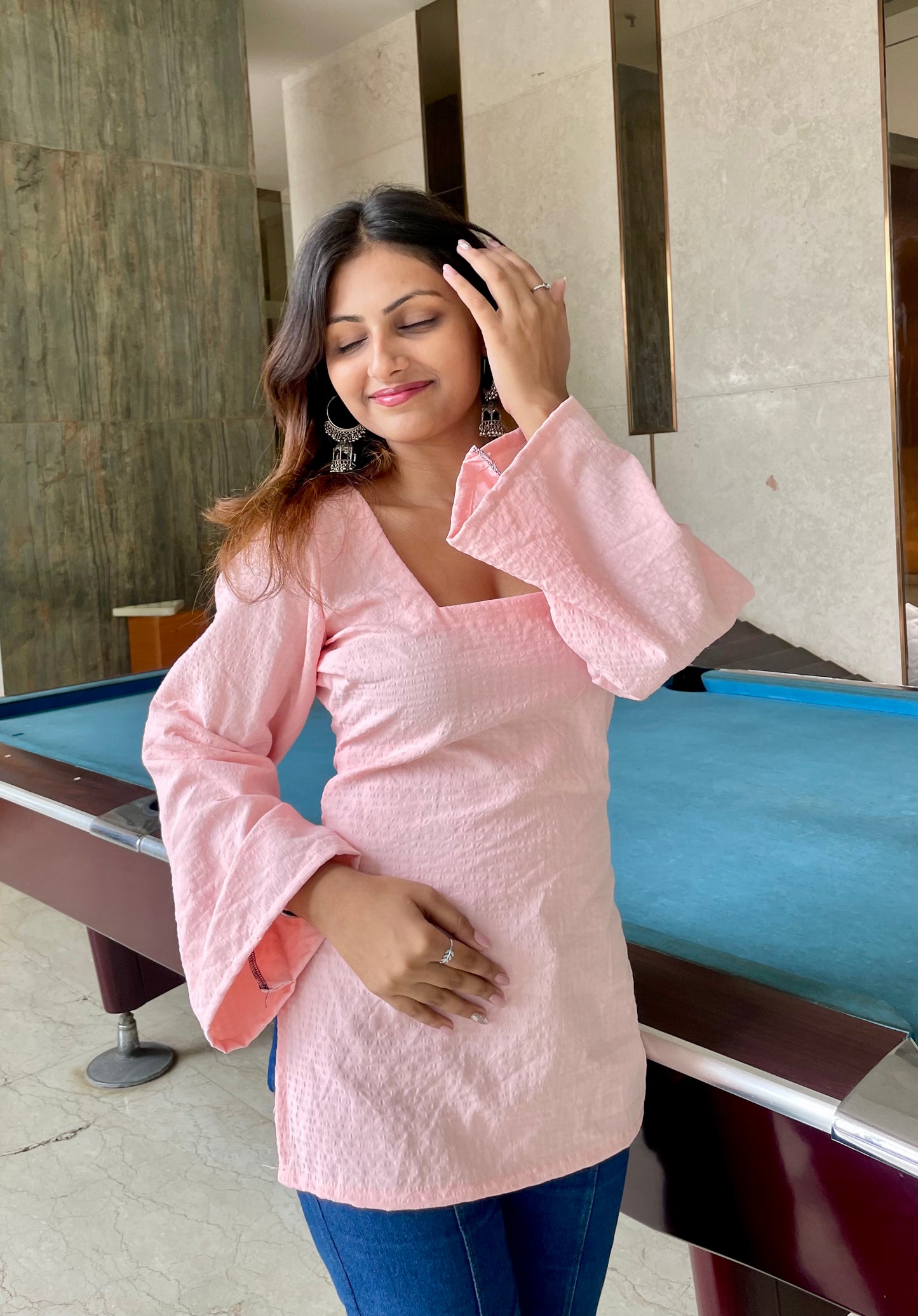 Lovebug Corset Back Straight Short Kurti