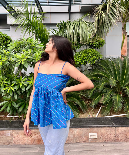 Bae Peplum Noodle Strap Kurti