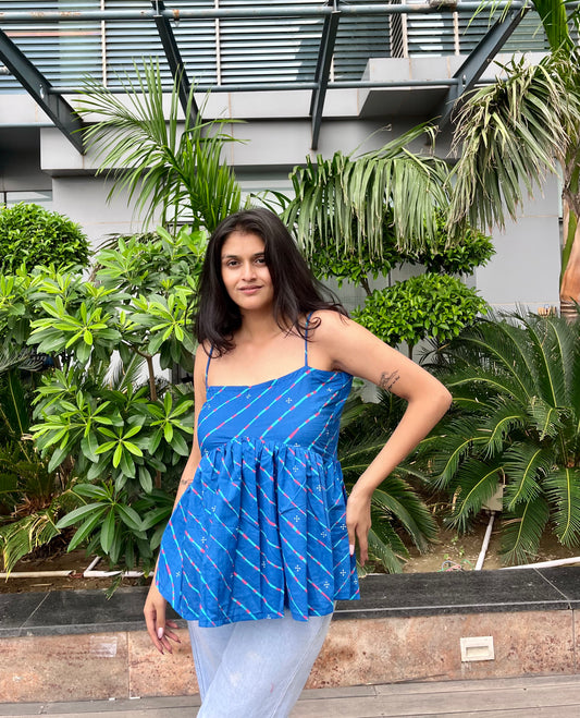 Bae Peplum Noodle Strap Kurti