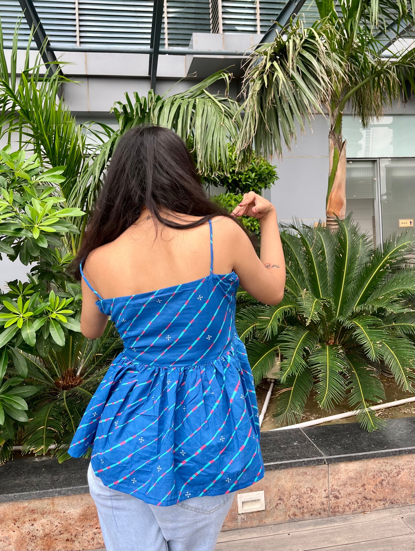 Bae Peplum Noodle Strap Kurti