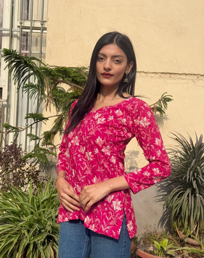 Petal Straight Short Kurti