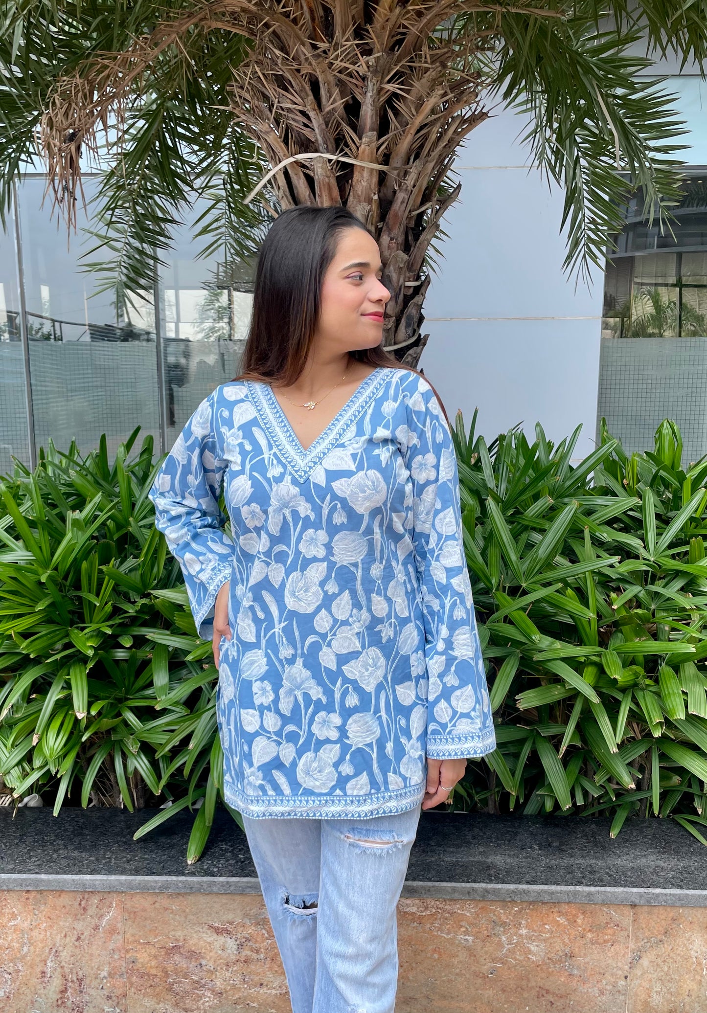 Lassi Straight Short Kurti