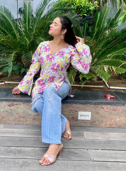 Nargis Straight Short Kurti