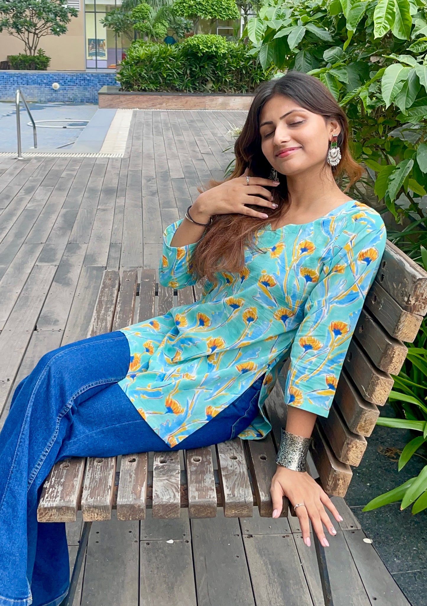 CandyBar Straight Short Kurti