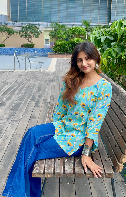 CandyBar Straight Short Kurti