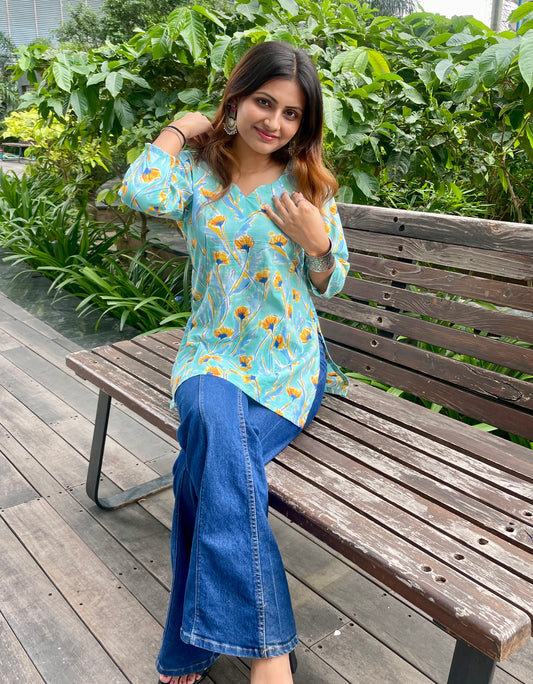 CandyBar Straight Short Kurti