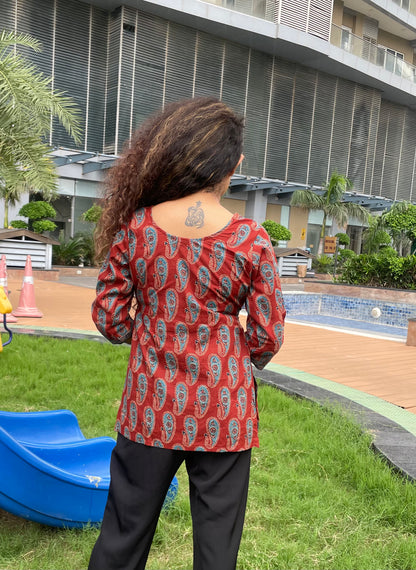 Kesari Straight Short Kurti