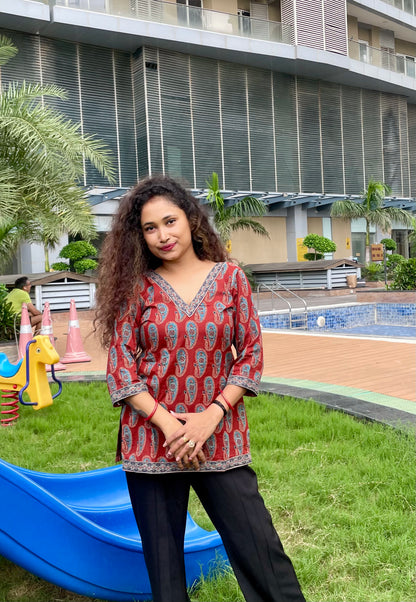 Kesari Straight Short Kurti