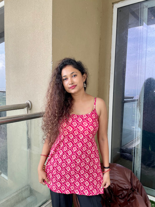 Saiyaara Straight Short Kurti