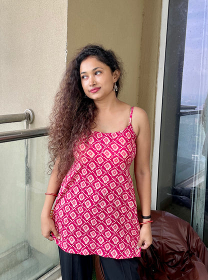Saiyaara Straight Short Kurti