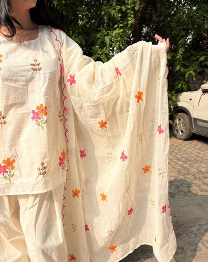 Patola Embroidery Farshi Salwar Set