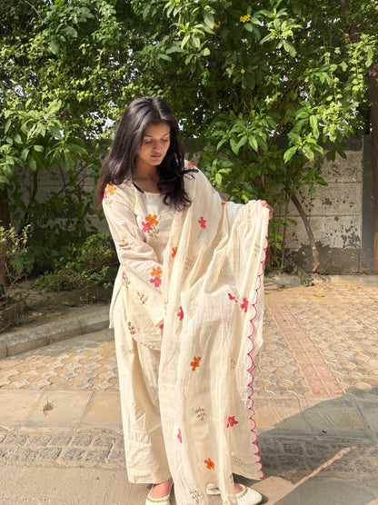 Patola Embroidery Farshi Salwar Set