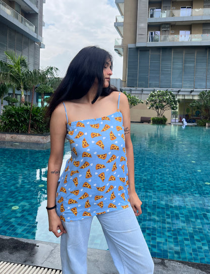 Pizza Straight Short Kurti