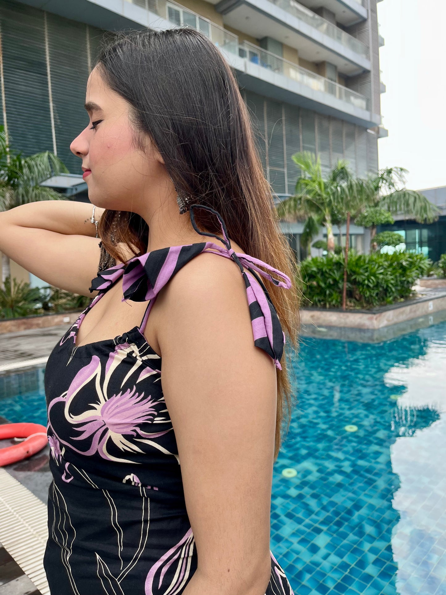 Fae Corset Back Tie-up Short Kurti