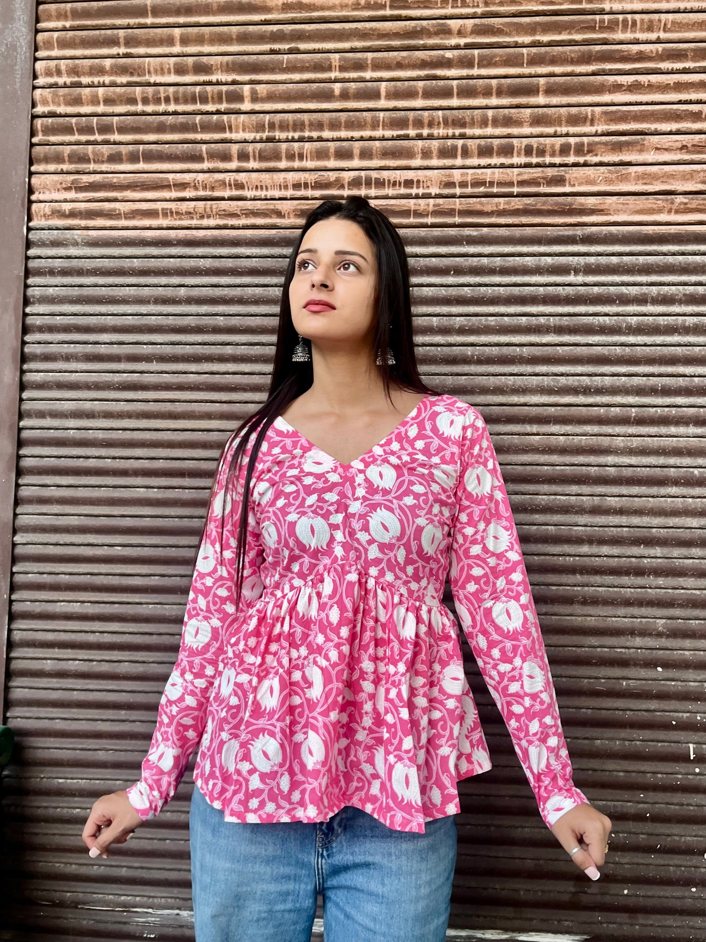 Lotus Short Kurti Top