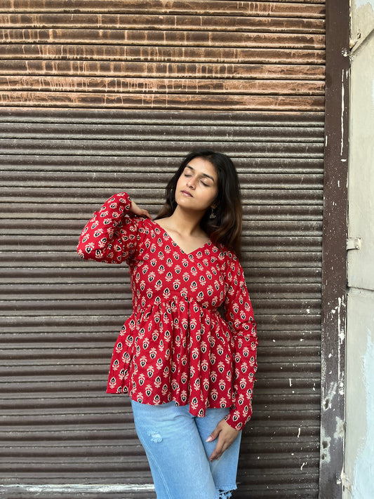 Blush Short Kurti Top