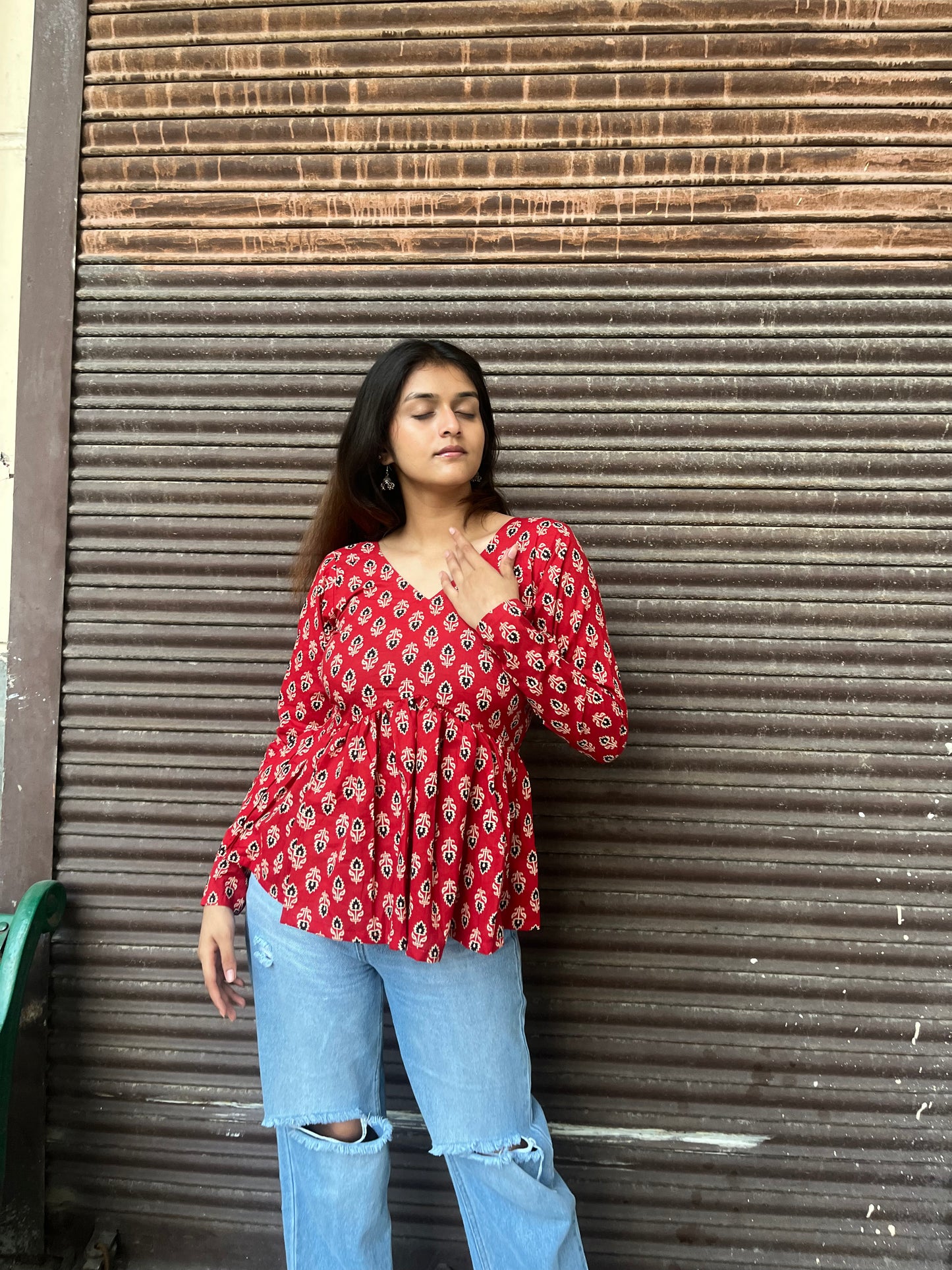 Blush Short Kurti Top