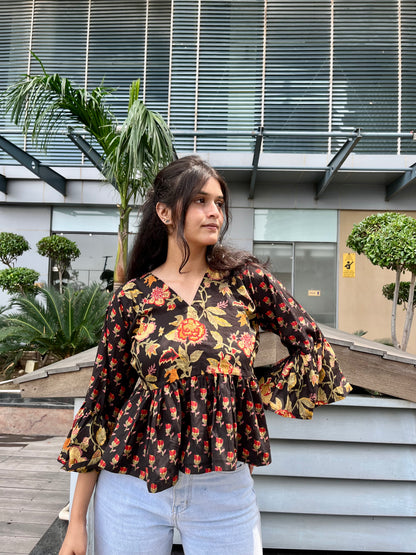 Dreamland Peplum Short Kurti Top