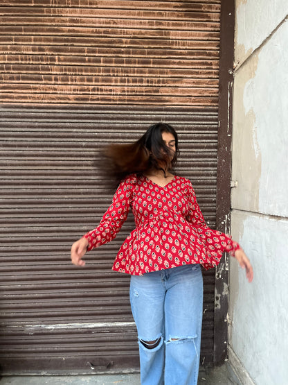 Blush Short Kurti Top