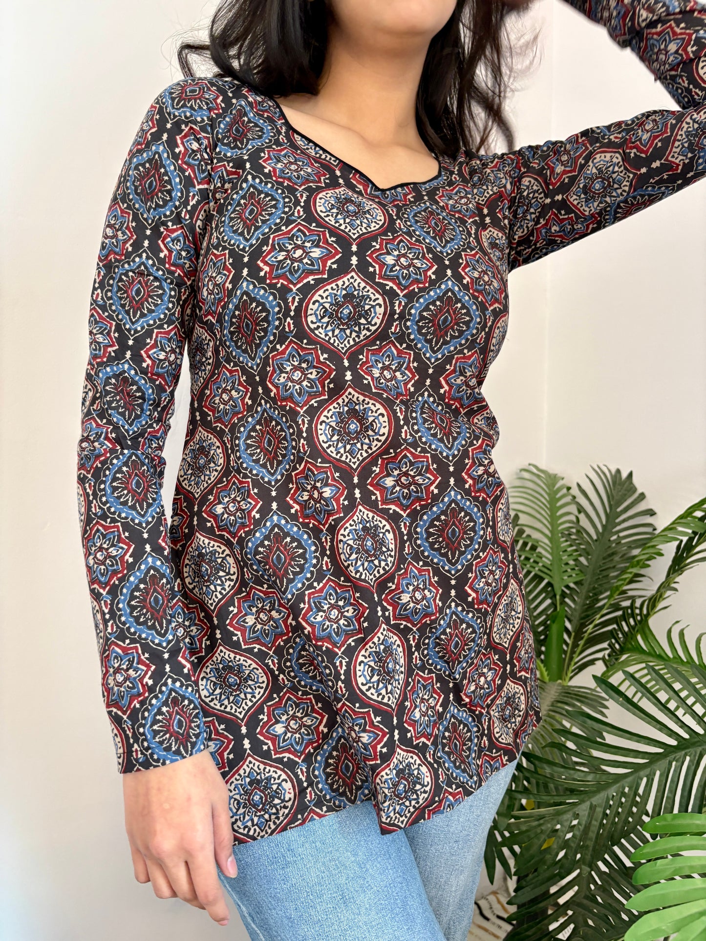 Tira Corset Back Short Kurti