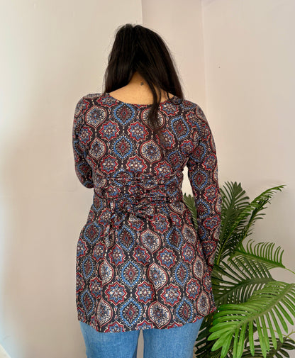 Tira Corset Back Short Kurti