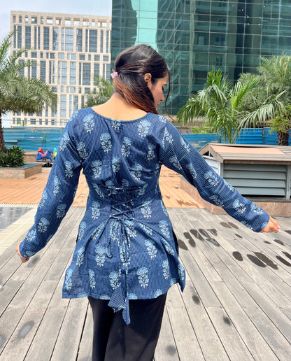 Samudra Corset Back Short Kurti