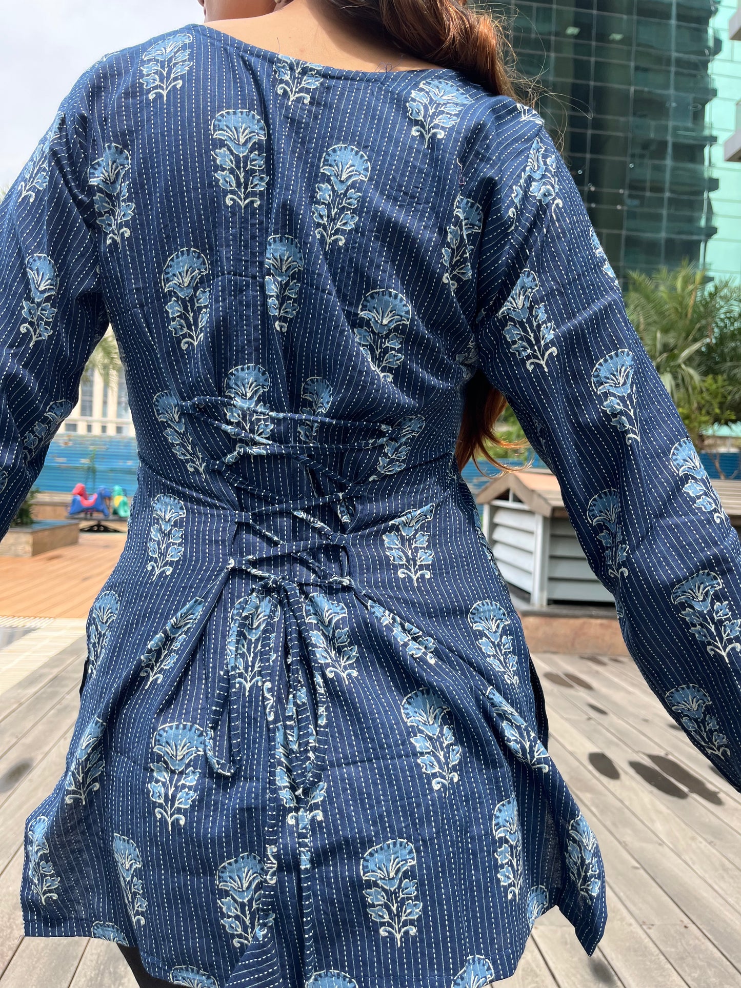 Samudra Corset Back Short Kurti