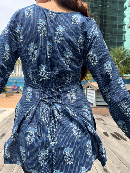 Samudra Corset Back Short Kurti