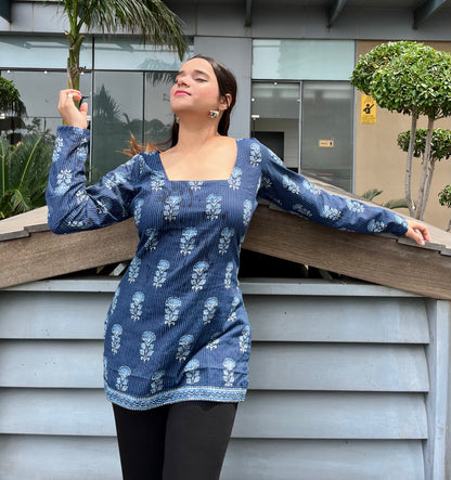 Samudra Corset Back Short Kurti