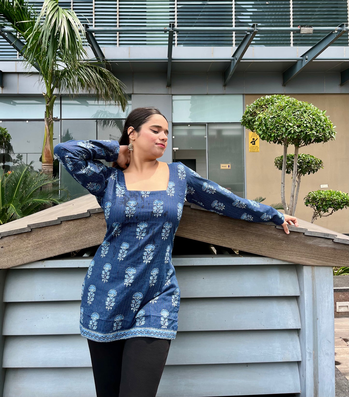 Samudra Corset Back Short Kurti