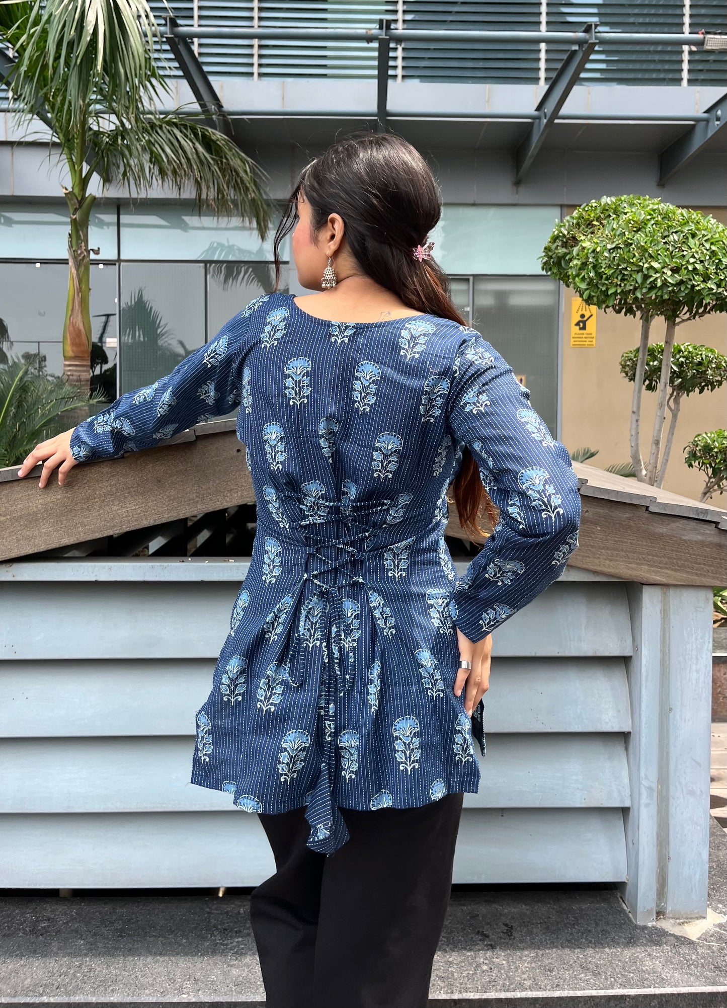 Samudra Corset Back Short Kurti