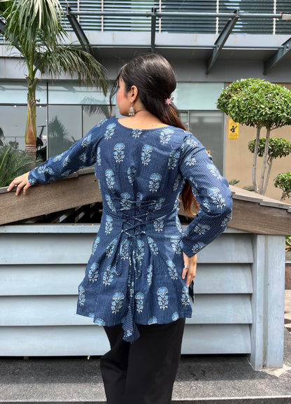 Samudra Corset Back Short Kurti