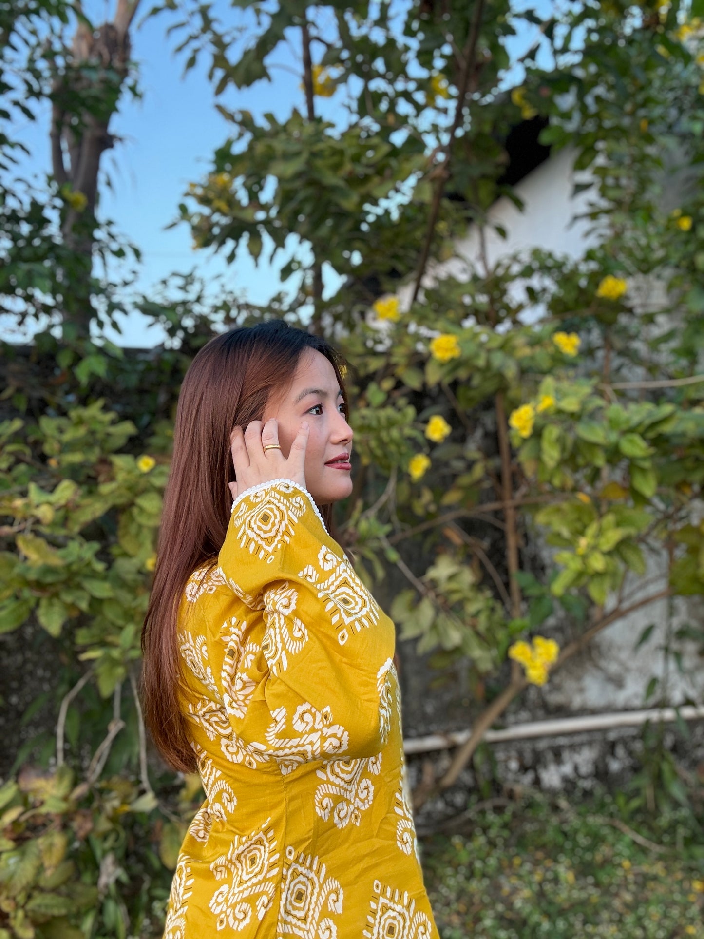 Besan Straight Short Kurti