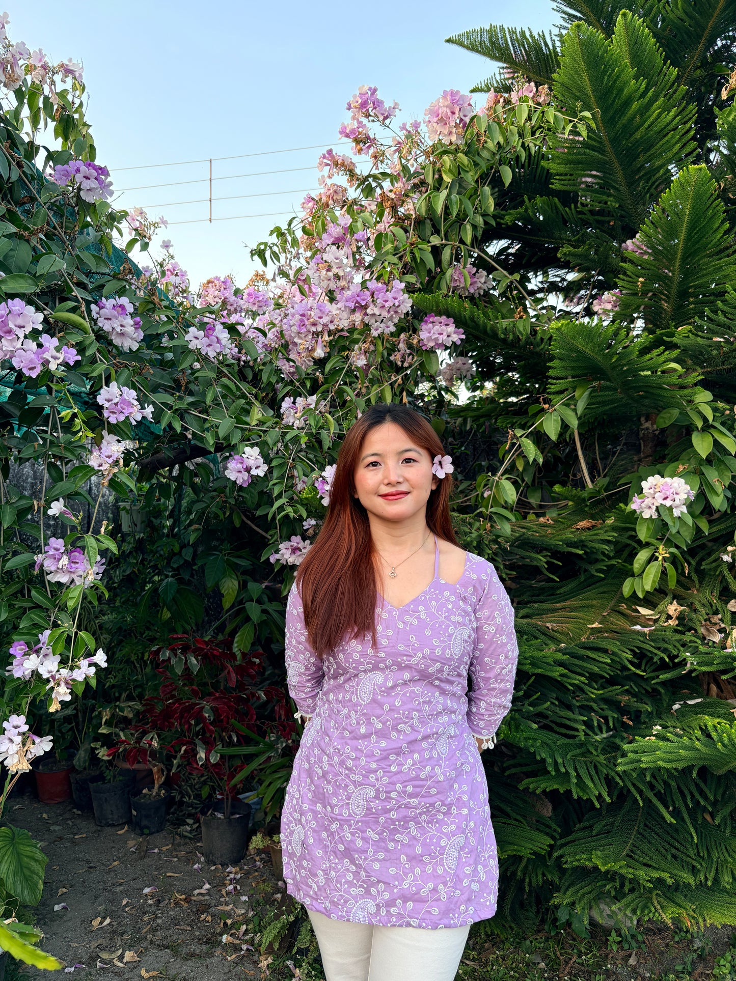 Aastha Corset Back Embroidered Kurti