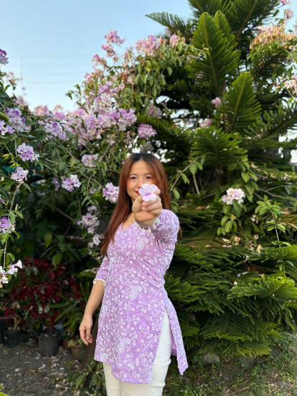 Aastha Corset Back Embroidered Kurti