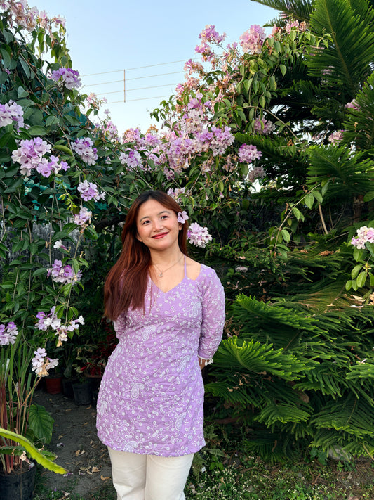 Aastha Corset Back Embroidered Kurti