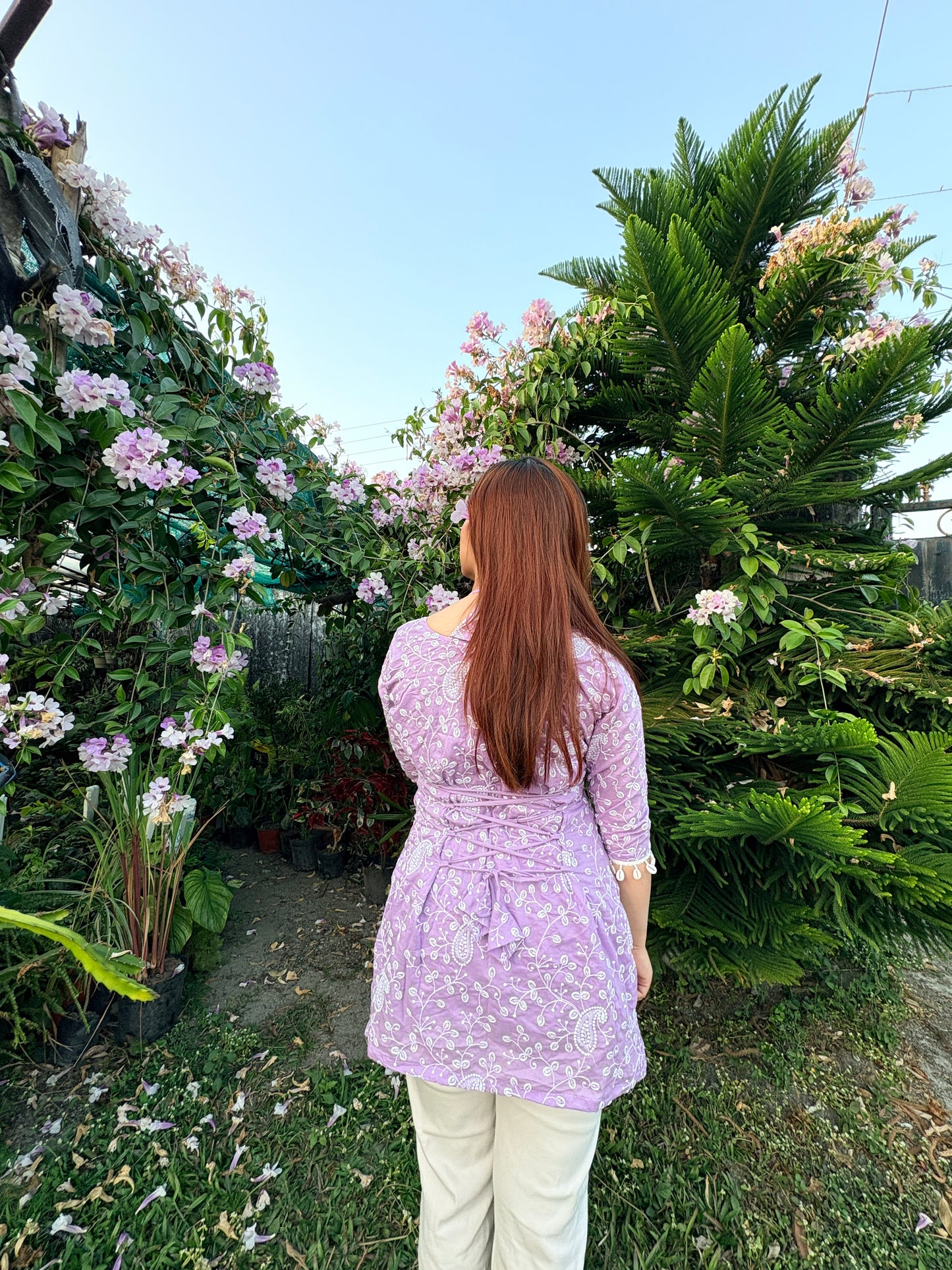 Aastha Corset Back Embroidered Kurti