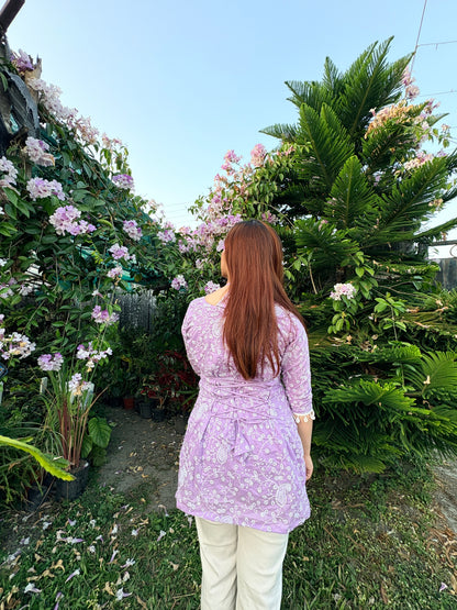 Aastha Corset Back Embroidered Kurti