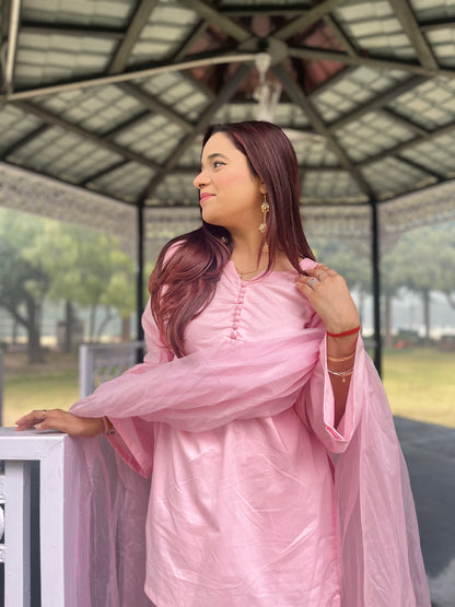 Soft Gulab Farshi Salwar Set