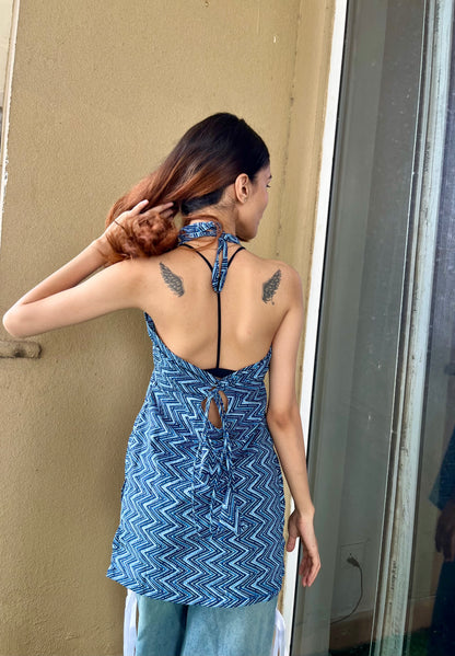 Ziggy Neel Halter Neck Kurti