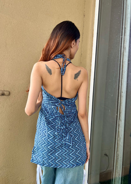 Ziggy Neel Halter Neck Kurti