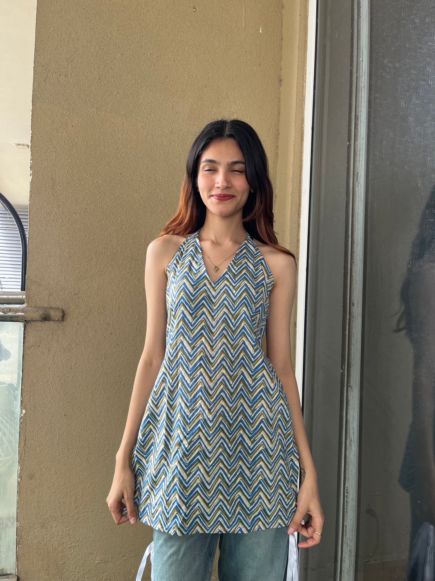 Zyra Halter Neck Kurti