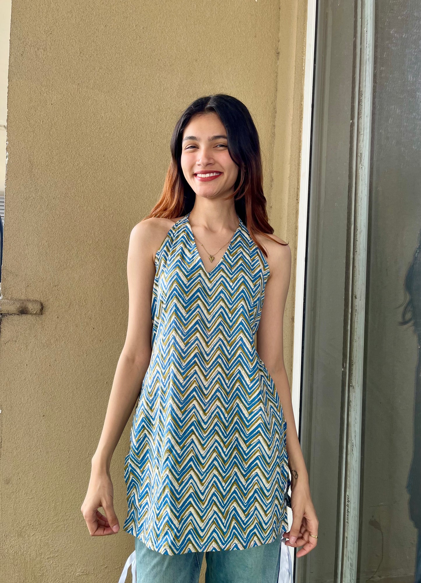 Zyra Halter Neck Kurti